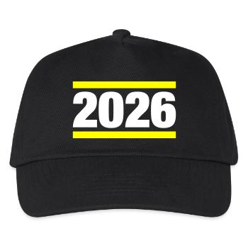 2026 year - Kids’ Baseball Cap - black - Front