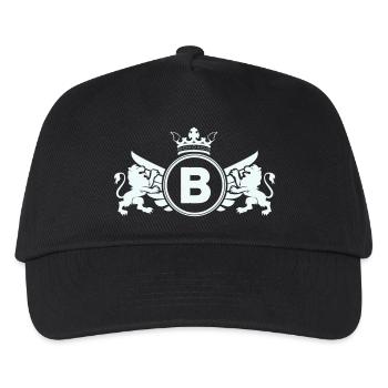 Blason impérial avec couronne de lion - Casquette de baseball Enfant - noir - Devant