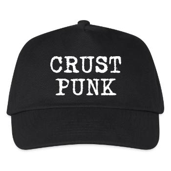 Crust Punk - Kinder Basecap - Schwarz - Vorne
