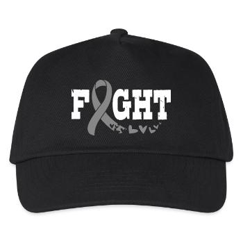 Skin cancer melanoma - Kids’ Baseball Cap - black - Front