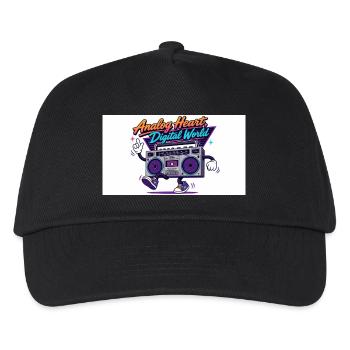 Analog Heart, Digital World - Kids’ Baseball Cap - black - Front