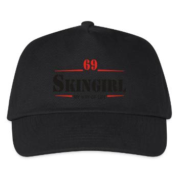 Working Class Skingirl Oi! Antiracist Bootgirl My - Casquette de baseball Enfant - noir - Devant