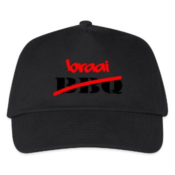 Braai Non BBQ - Casquette de baseball Enfant - noir - Devant