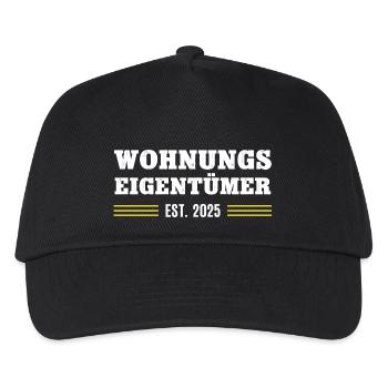 Wohnungseigentümer 2025 Wohnung Eigentümer - Kinder Basecap - Schwarz - Vorne