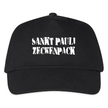 Sankt Pauli Zeckenpack - Kinder Basecap - Schwarz - Vorne