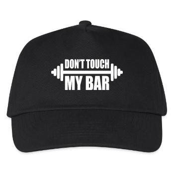 dont touch my bar - Kinder Basecap - Schwarz - Vorne