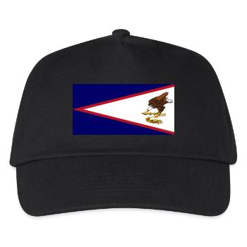 Samoa américaines - Casquette de baseball Enfant - noir - Devant