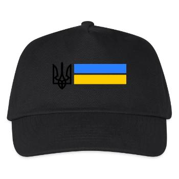 Ukraine - Kinder Basecap - Schwarz - Vorne
