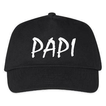 Papi - Kinder Basecap - Schwarz - Vorne