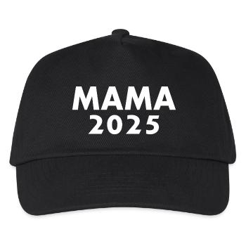 Mama 2025 - Kids’ Baseball Cap - black - Front