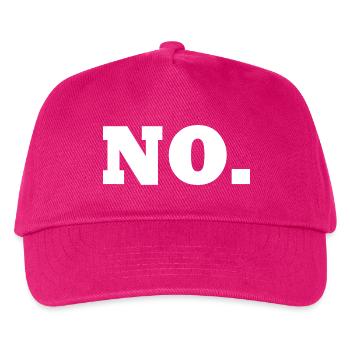 No - Kinder Basecap - Fuchsia - Vorne