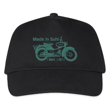 Simson Spatz - Kinder Basecap - Schwarz - Vorne