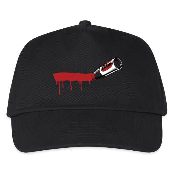 Marker Swoosh - Kinder Basecap - Schwarz - Vorne