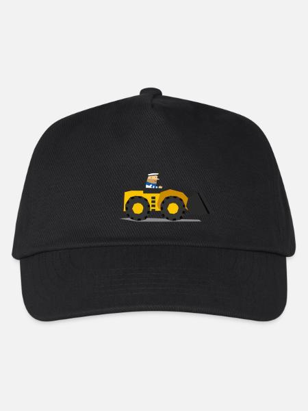 Bagger - Kinder Basecap - Schwarz