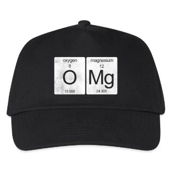 OMG table périodique - Casquette de baseball Enfant - noir - Devant