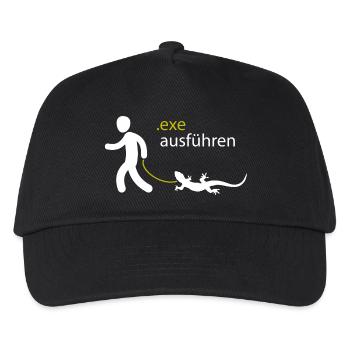 .exe ausführen ADMIN - Kinder Basecap - Schwarz - Vorne