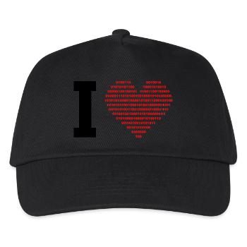 I love digital - Kinder Basecap - Schwarz - Vorne