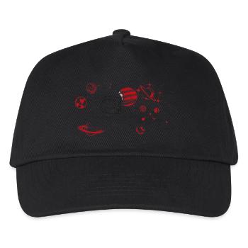 Mute cry in space, black - Kids’ Baseball Cap - black - Front