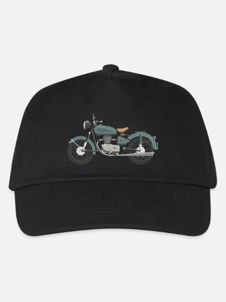 Motorrad - Kinder Basecap - Schwarz
