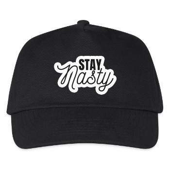 Reste mal - Casquette de baseball Enfant - noir - Devant