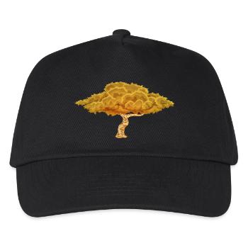 autumn tree - Kids’ Baseball Cap - black - Front