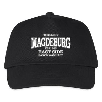 Magdeburg white - Kids’ Baseball Cap - black - Front