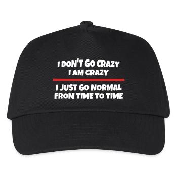 I'm not going crazy - I'm crazy - Kids’ Baseball Cap - black - Front