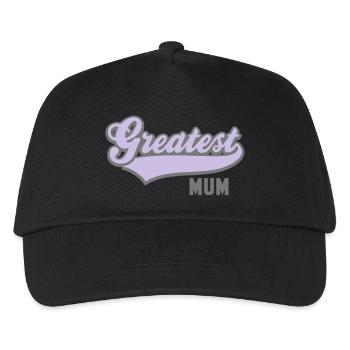 Greatest MUM 2C - Kinder Basecap - Schwarz - Vorne