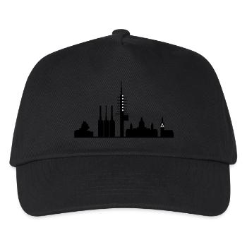 Hannover skyline - Kinder Basecap - Schwarz - Vorne