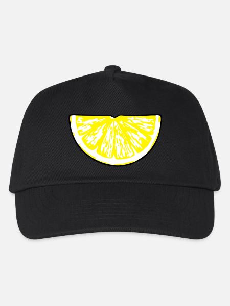 lemon_slice - Kinder Basecap - Schwarz