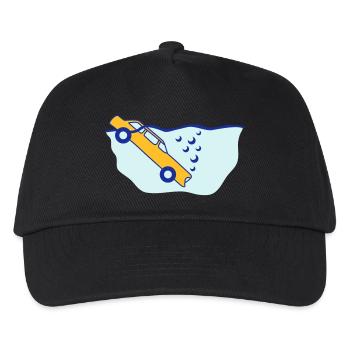 Diving Car - Kinder Basecap - Schwarz - Vorne