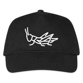 Ein Grasshüpfer - Kinder Basecap - Schwarz - Vorne