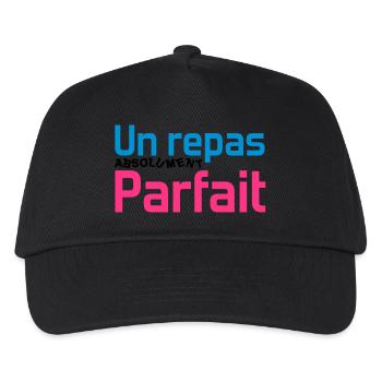 Un repas absolument parfait - Casquette de baseball Enfant - noir - Devant