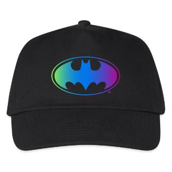 Batman néon logo ado Tee shirt manches des longue - Casquette de baseball Enfant - noir - Devant