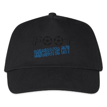 Foot manchester city - Kids’ Baseball Cap - black - Front