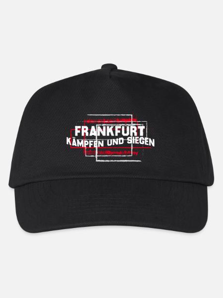 Frankfurt - kämpfen uns siegen - Kinder Basecap - Schwarz