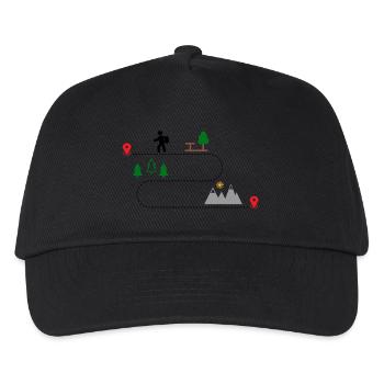 hike - Kids’ Baseball Cap - black - Front