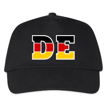 Deutschland - Kinder Basecap - Schwarz - Vorne
