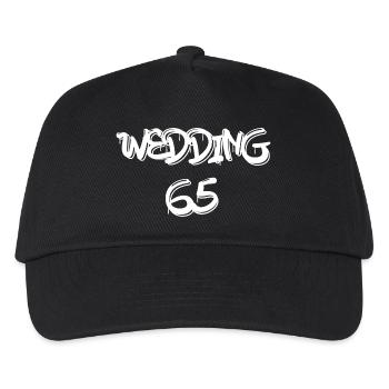 Wedding 65 Berlin Bezirk Hood Kiez Shirt - Kinder Basecap - Schwarz - Vorne