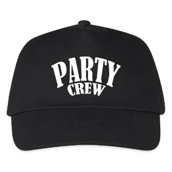 party partycrew partymonster dj deejay disco crew - Casquette de baseball Enfant - noir - Devant