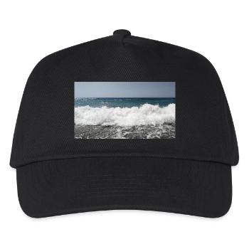 Sea Foam Wave - Kinder Basecap - Schwarz - Vorne