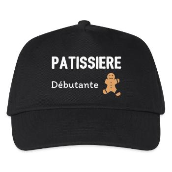 Pâtissière débutante - Casquette de baseball Enfant - noir - Devant