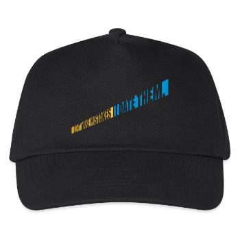 Date Mistakes Zitat Logo - Kinder Basecap - Schwarz - Vorne