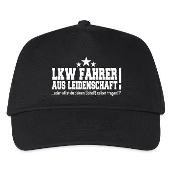 Lkw Fahrer lustig Spruch Geschenk - Kinder Basecap - Schwarz - Vorne