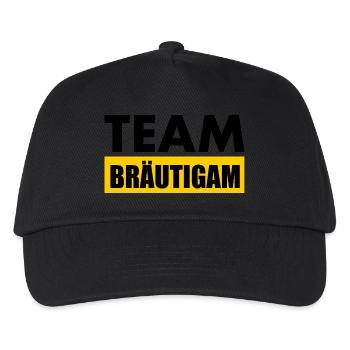 Team bräutigam - Kinder Basecap - Schwarz - Vorne