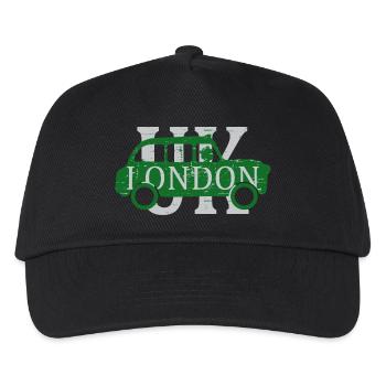 London Queen Taxi - Kinder Basecap - Schwarz - Vorne