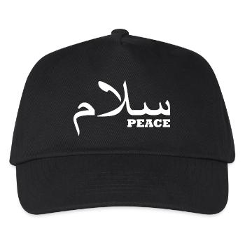 peace sign - Kids’ Baseball Cap - black - Front