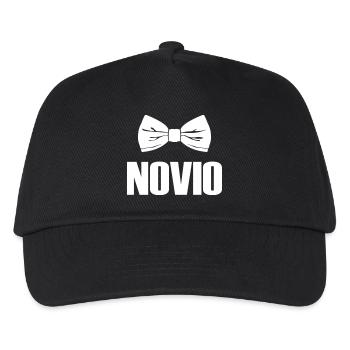 Novio Boyfriend Bowtie Engagement Wedding Groom - Kids’ Baseball Cap - black - Front