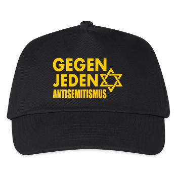 Gegen jeden antisemitismus - Kinder Basecap - Schwarz - Vorne