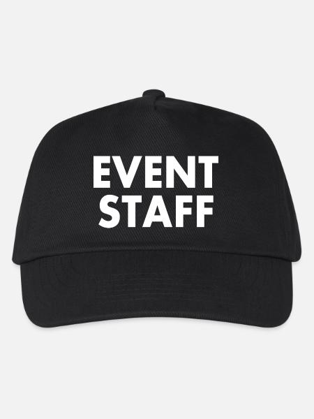 Event staff - Kinder Basecap - Schwarz